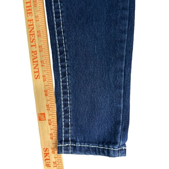 Vanity Premium Collection Dark Wash Embellished Skinny Jeans Size 27 W / 32 L - Picture 8 of 8